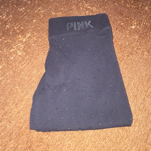 VS black with studs leggings