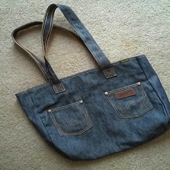 Wrangler Denim Shoulder Tote