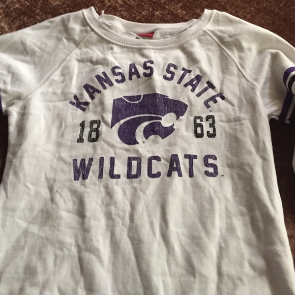 White KSTATE sweatshirt