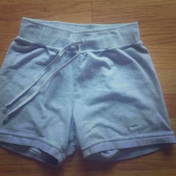Gray Nike Workout Shorts