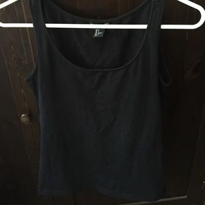 Slim Black Tank Top