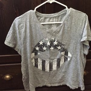 Grey Stylish Crop Top