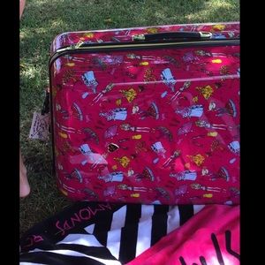 Betsey Johnson 28" Dolls & Dresses Luggage Bag