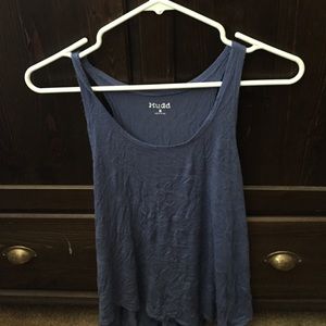 Navy Blue Basic Tank Top