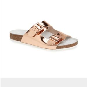 Top shop "fancie" sandal- rose gold