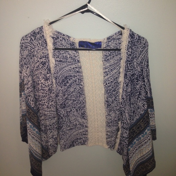Blue & white kimono