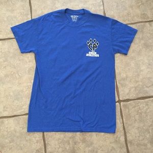 blue claw t shirt
