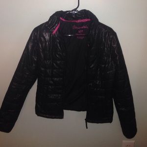 Black puffy jacket