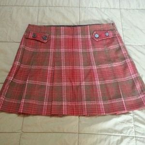 Perfect for Fall!  Pleated Wool Skirt