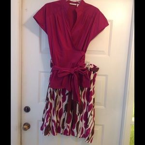 Skirt and wrap blouse