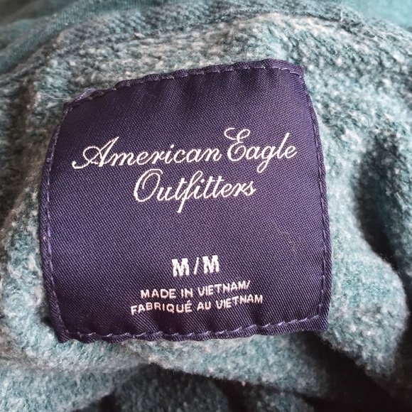 American Eagle Green Sweatshirt - Picture 3 of 3