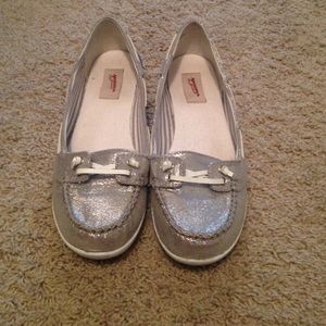 Silver shoes