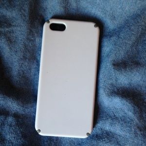 gray/grey and white iphone 5 phone case