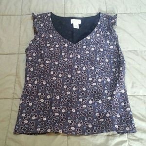 Floral Blouse and Skirt Set