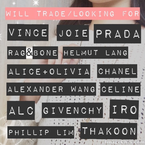I'm looking for these brands!