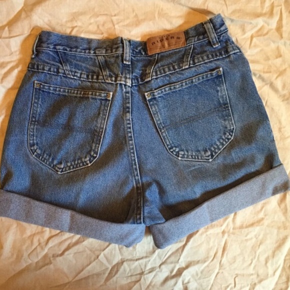 High rise denim shorts - Picture 2 of 2