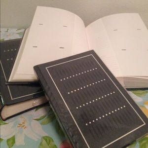 Set of 3 photo albums