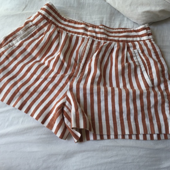 Zara Women Striped Shorts