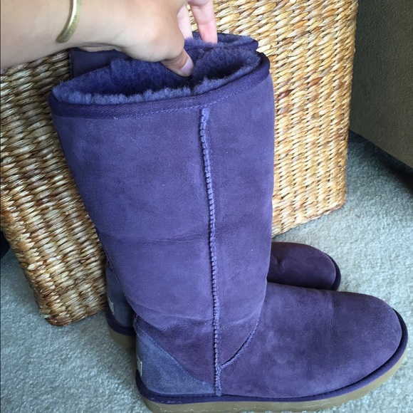 Purple full length uggs