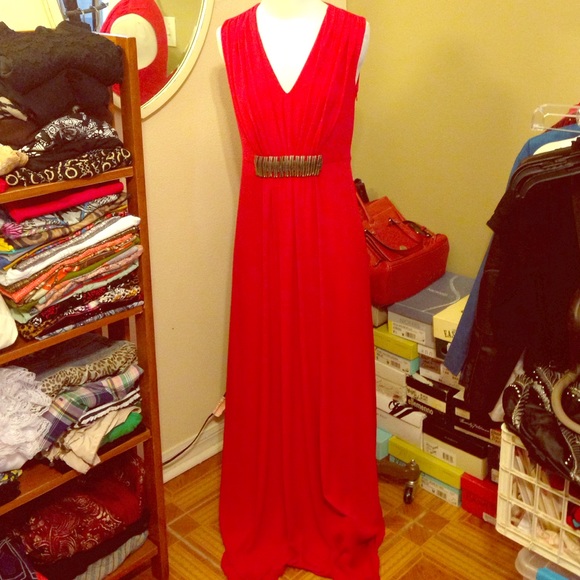 Calvin Klein Dresses & Skirts - Red maxi dress