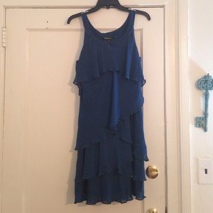 Navy blue cocktail dress