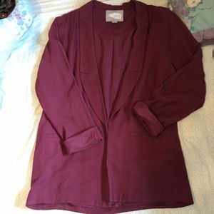 Maroon blazer