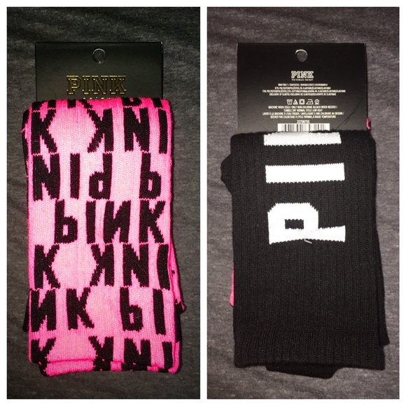 PINK Victoria's Secret Accessories - VS PINK KNEE HIGH SOCKS