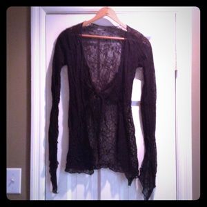 Elvira Tie Front Top