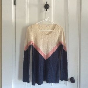 3 tone sweater