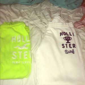 Two pair of Hollister Capri sweatpants