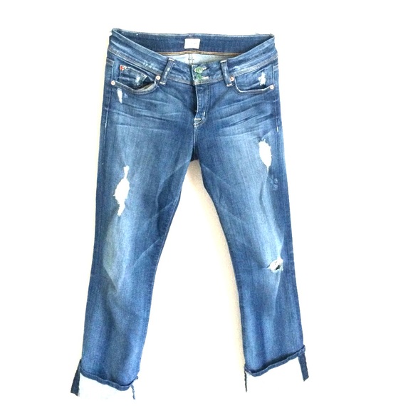 HUDSON jeans: Ginny Crop Straight W/ Cuff
