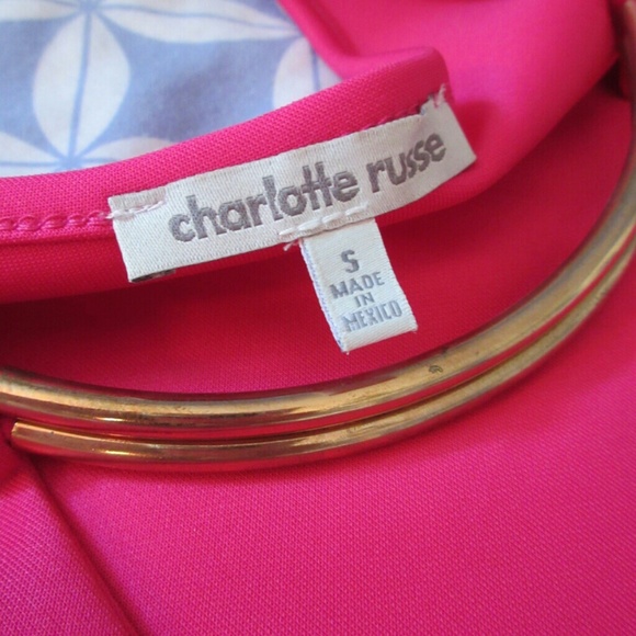 Hot Pink Skater Dress - Picture 3 of 4