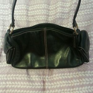 Fossil black leather small purse