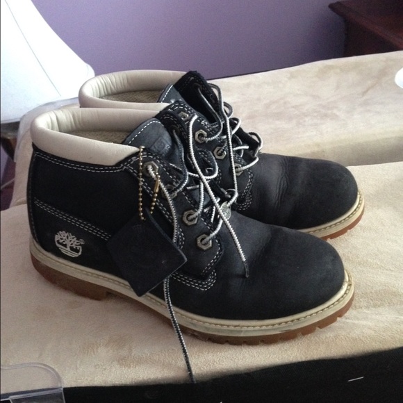 Black  Timberland boots