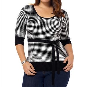 Veronica Houndstooth Sweater
