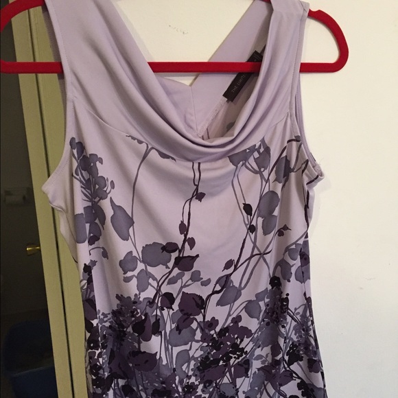 The Limited lavender/purple floral blouse