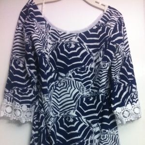 Nwot xl lilly pulitzer oh cabana boy tunic dress