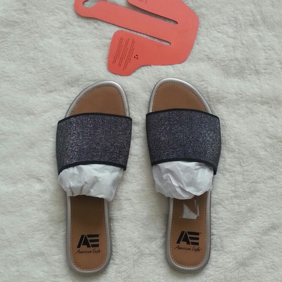 Metallic Slide Sandals - Picture 4 of 4