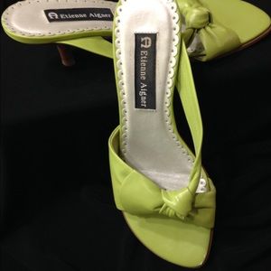 Lime Green ladies sandals