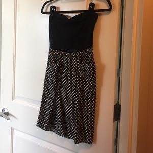 Strapless Dress with pockets