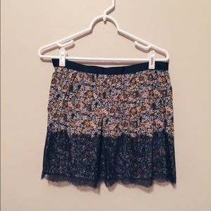 floral skirt