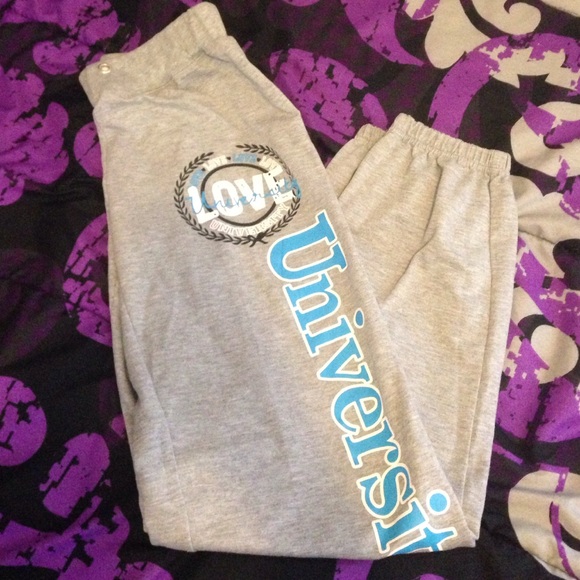 Grey sweatpants