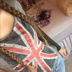 British flag long sleeve shirt Britain shirt