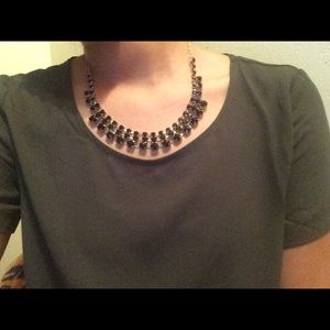 Black and gold necklace