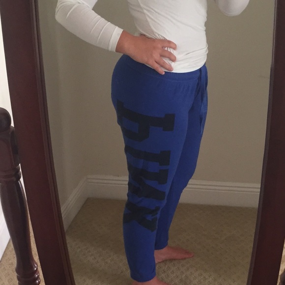 VICTORIA'S SECRET PINK Blue Sweatpants Size S