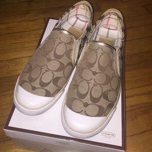 Worn once coach sneakers