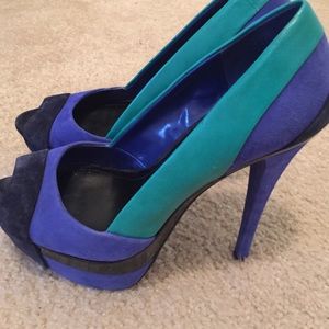 Jessica Simpson Colorblock Heels