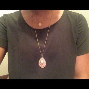 Layered gold necklace