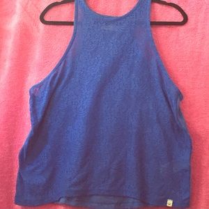 Hollister (Front) See-Thru Floral Tank Top