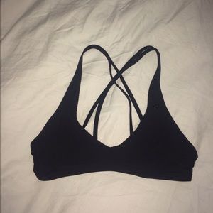 Black lulu lemon swim top